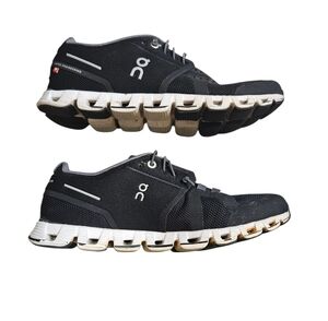 ON Running | Black & White Sneakers | Size 7